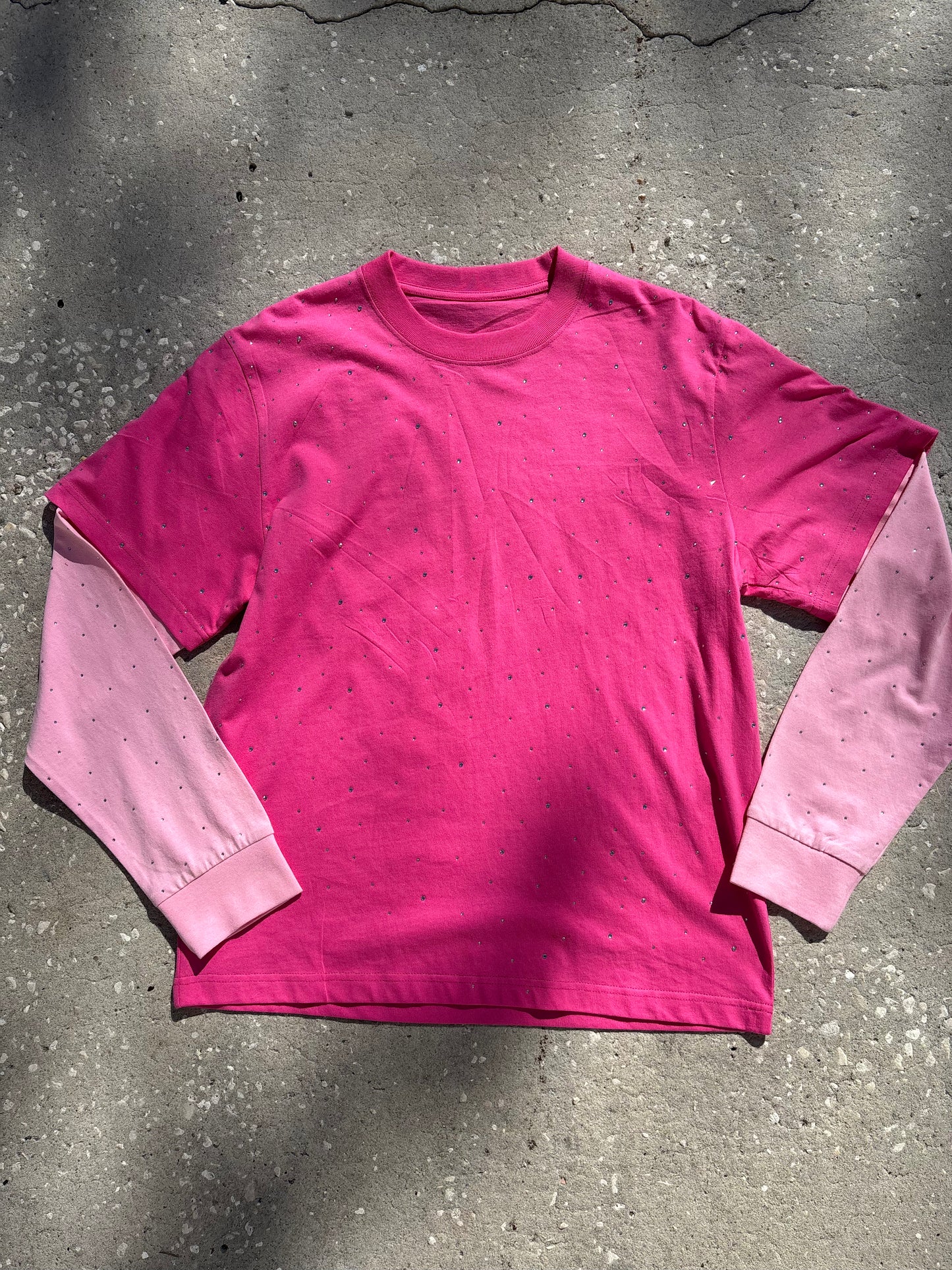 RHINE DEPT. Layered tee - Pink